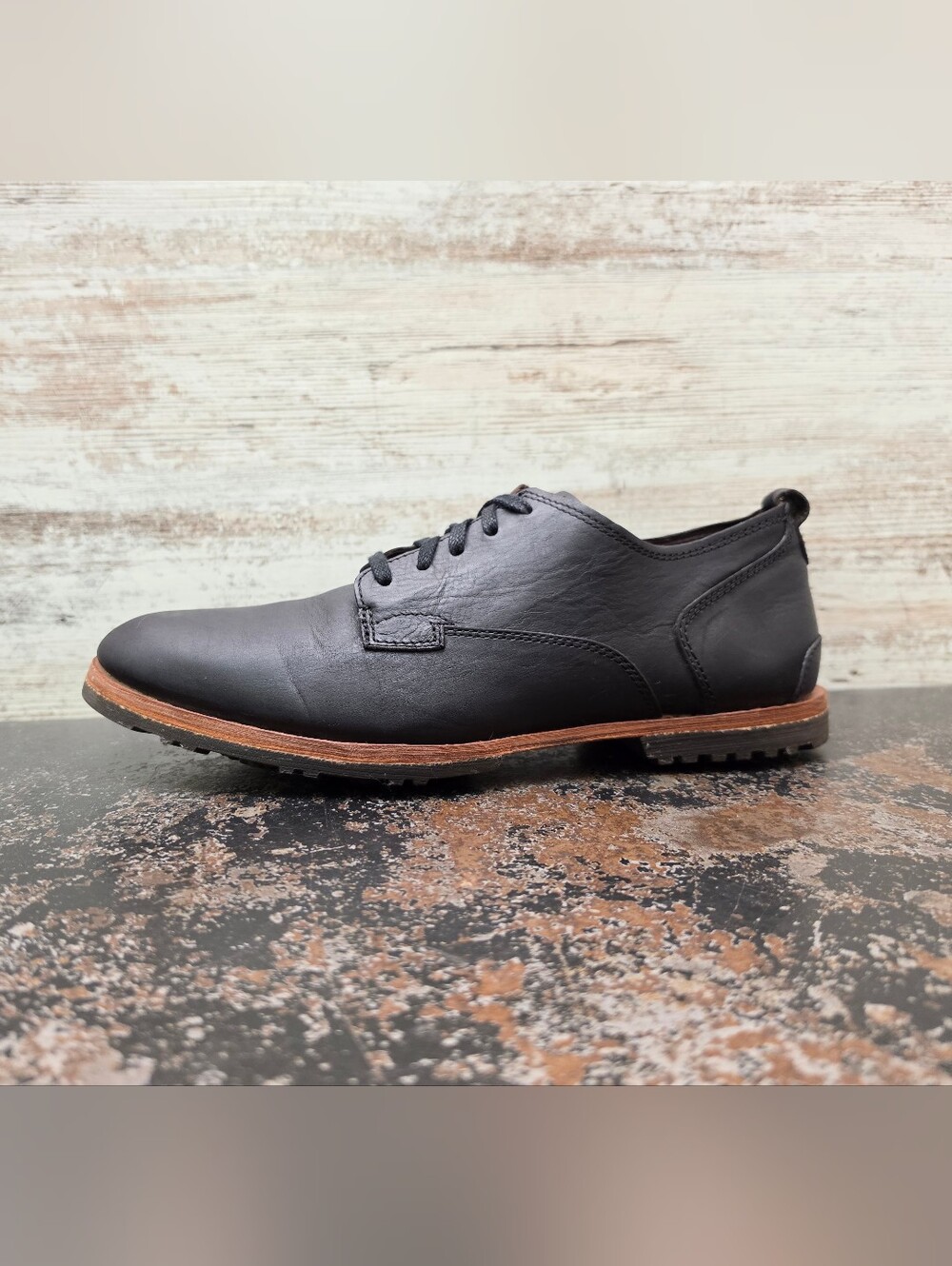 Mens Timberland Boot Co. Bardstown Oxford Shoes Sz 11 Used A19VK Black Leather